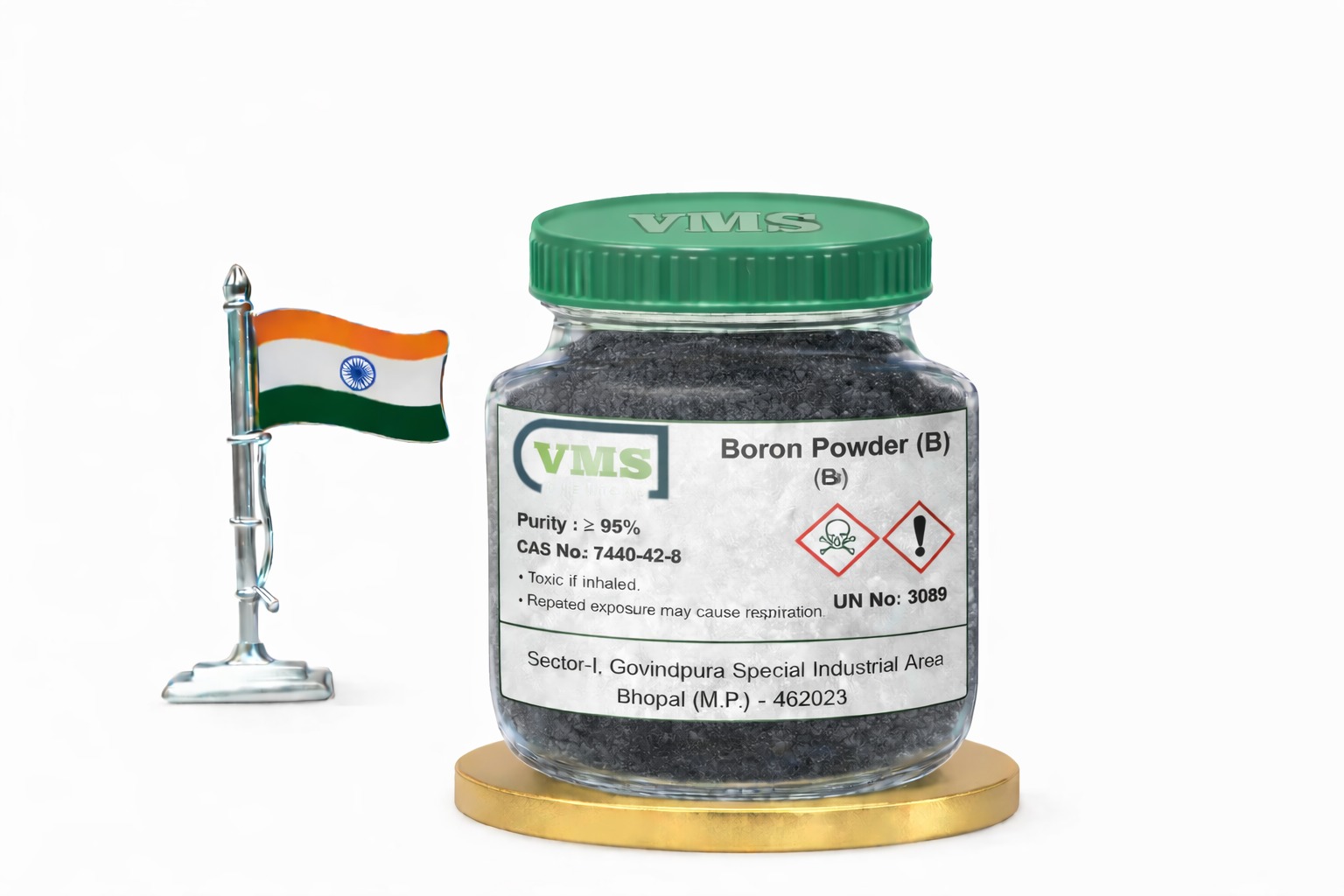 Boron Powder Supplier, Manufacturer | VMS Chemical LLP