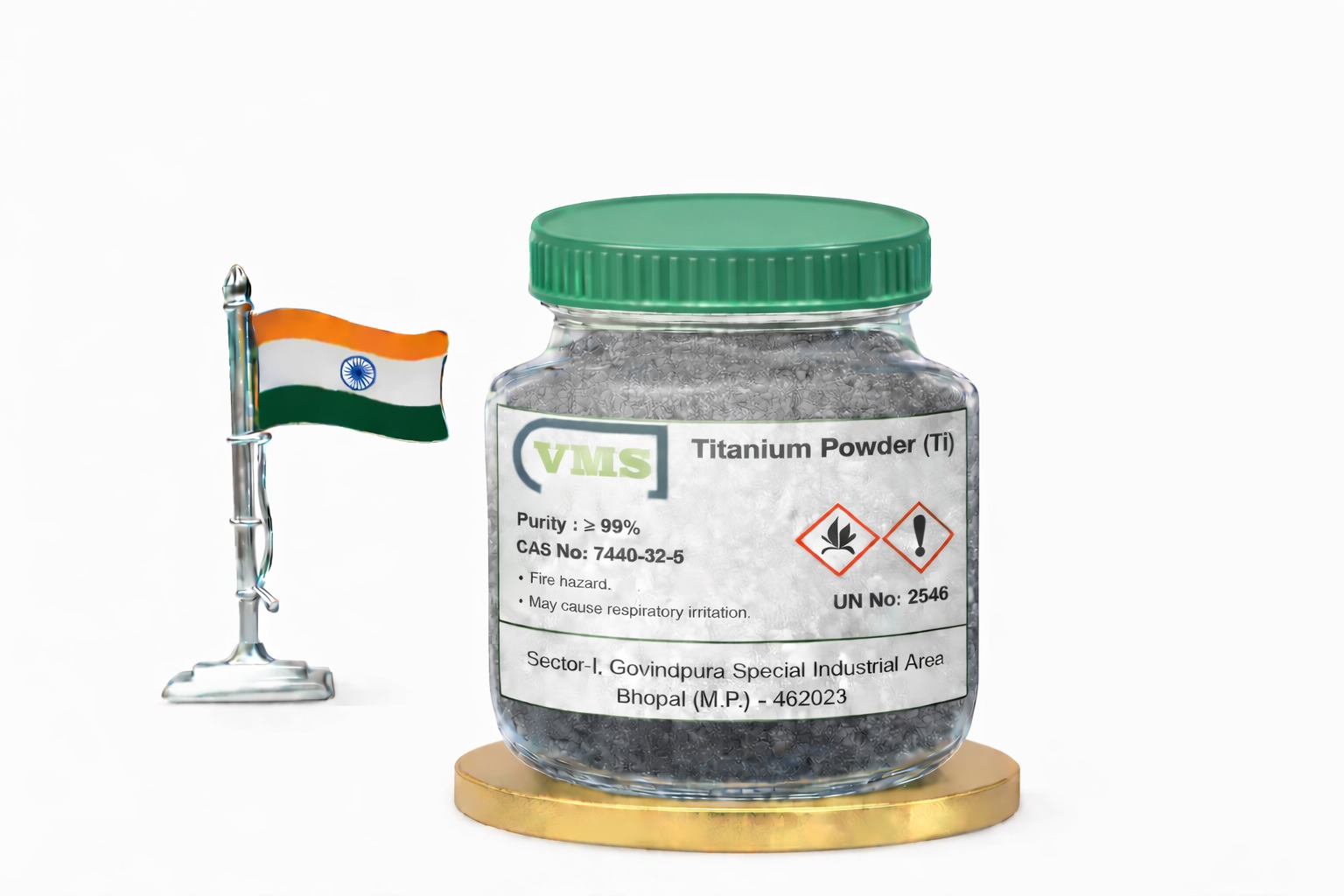 Titanium Powder Manufacturer & Supplier – VMS Chemical LLP